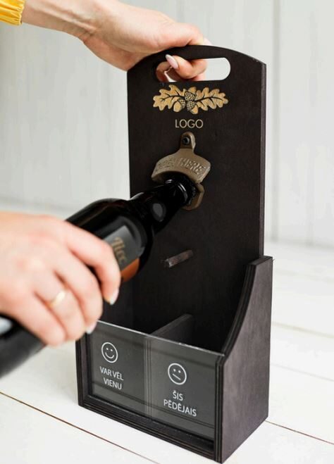 Līgo divi vienā: alus kaste + spēle "drinko" ar logo vai tekstu (cena/gab par 10gab. pasūtījumu)